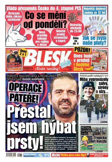 Obálka e-magazínu Blesk 21.11.2020