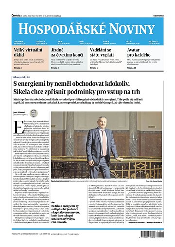 Obálka e-magazínu Hospodářské noviny 014 - 20.1.2022