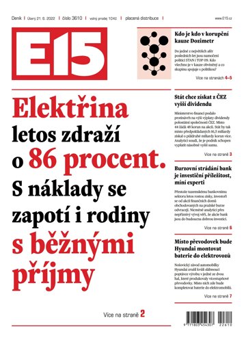 Obálka e-magazínu E15 21.6.2022