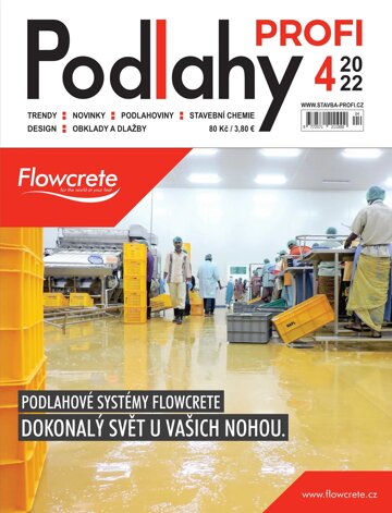 Obálka e-magazínu PODLAHY Profi 4/2022