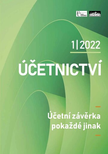 Obálka e-magazínu Účetnictví 1/2022