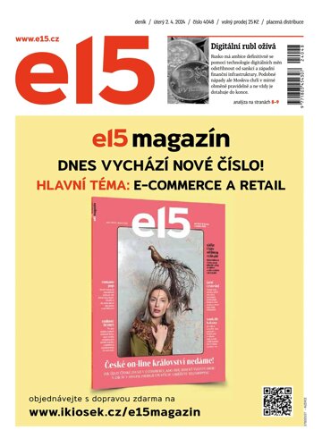 Obálka e-magazínu E15 2.4.2024