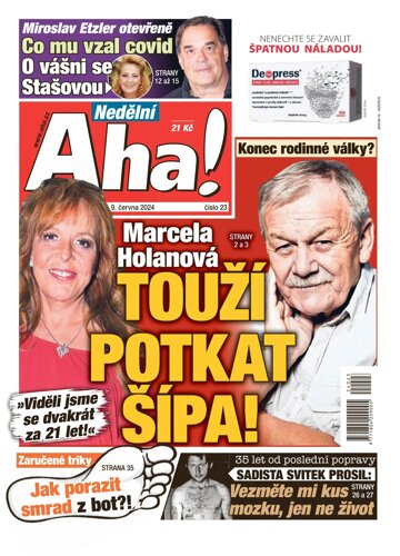 Obálka e-magazínu Nedělní AHA! 9.6.2024