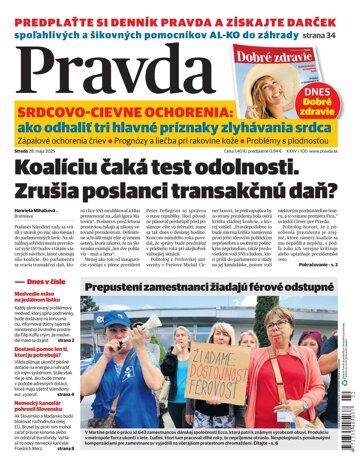 Obálka e-magazínu Pravda 28. 5. 2025