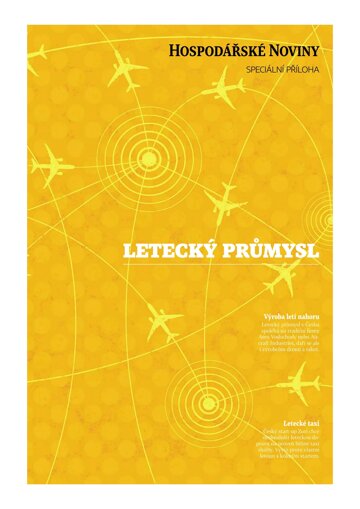 Obálka e-magazínu Hospodářské noviny - příloha 117 - 19.6.2025 Letecký průmysl