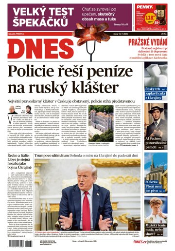 Obálka e-magazínu MF Dnes 15.7.2025