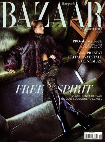 Obálka e-magazínu Harper’s Bazaar 10/2025