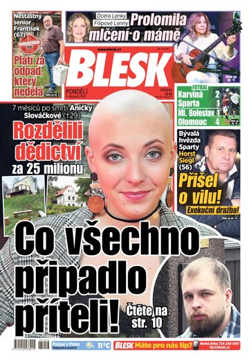 Obálka e-magazínu Blesk 3.11.2025