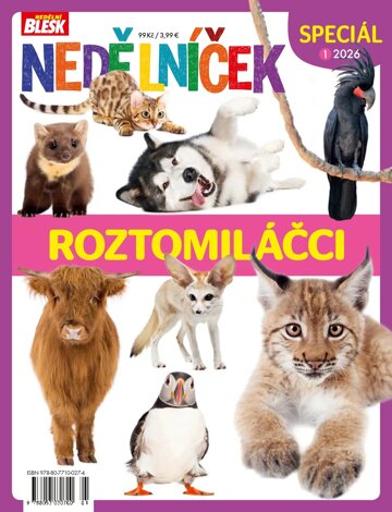 Obálka e-magazínu Roztomiláčci 1/2026