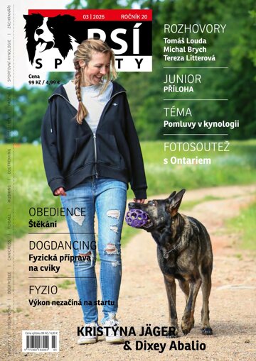 Obálka e-magazínu Psí sporty 3/2026