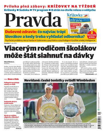 Obálka e-magazínu Pravda 13. 7. 2026