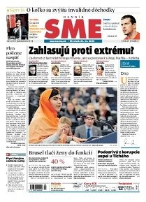 Obálka e-magazínu SME 21.11.2013