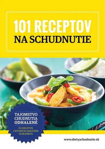 Obálka knihy 101 receptov na schudnutie