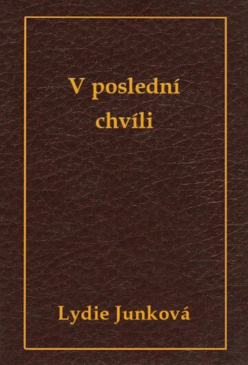 Obálka knihy V poslední chvíli