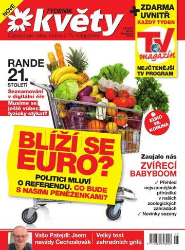Obálka e-magazínu Týdeník Květy 25/2015