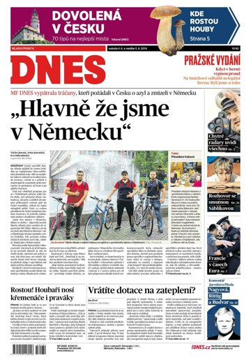 Obálka e-magazínu MF Dnes 4.6.2016