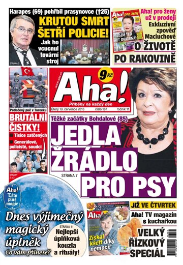 Obálka e-magazínu AHA! 19.7.2016