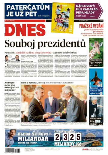 Obálka e-magazínu MF Dnes 7.6.2018