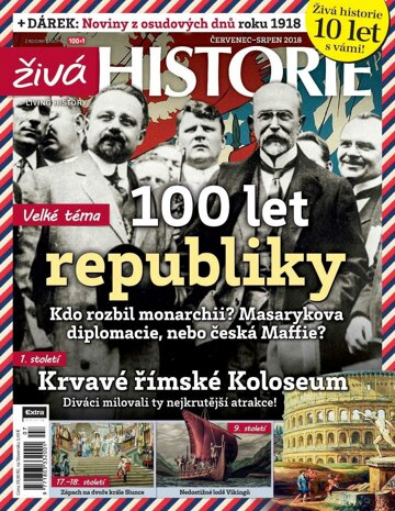 Obálka e-magazínu Živá historie 7-8/2018
