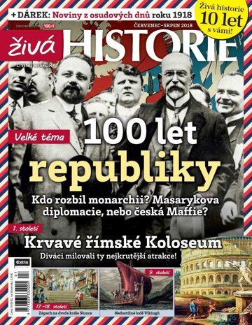 Obálka e-magazínu Živá historie 7-8/2018