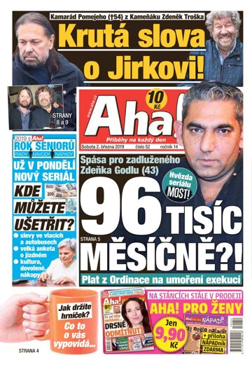 Obálka e-magazínu AHA! 2.3.2019