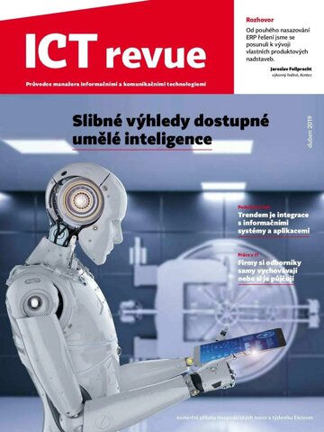 Obálka e-magazínu Ekonom 16 - 18.4.2019 příloha ICT revue
