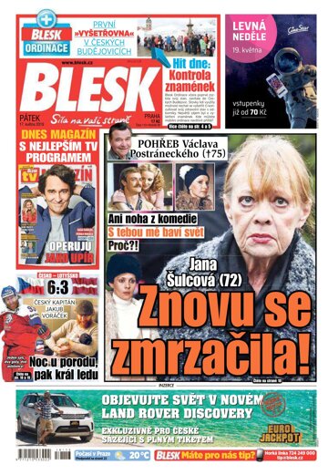 Obálka e-magazínu Blesk 17.5.2019