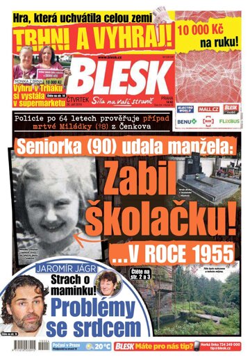 Obálka e-magazínu Blesk 26.9.2019