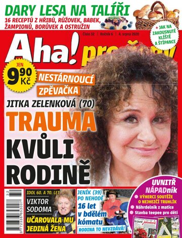 Obálka e-magazínu AHA! pro ženy 32/2020