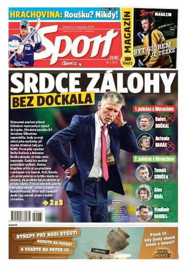 Obálka e-magazínu Sport 13.11.2020