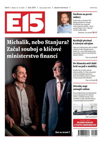 Obálka e-magazínu E15 13.10.2021