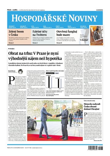Obálka e-magazínu Hospodářské noviny 088 - 6.5.2022