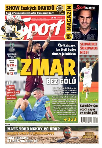 Obálka e-magazínu Sport 14.10.2022