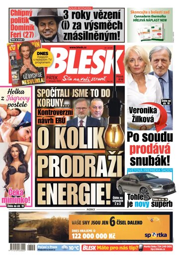 Obálka e-magazínu Blesk 3.11.2023