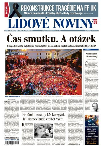 Obálka e-magazínu Lidové noviny 23.12.2023