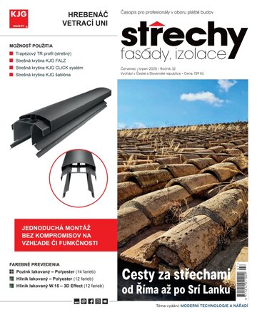 Obálka e-magazínu Střechy, Fasády, Izolace 7/2025