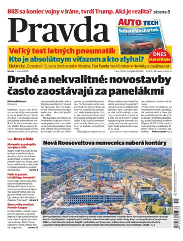 Obálka e-magazínu Pravda 11.3.2026