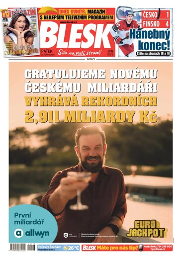 Obálka e-magazínu Blesk 29.5.2026