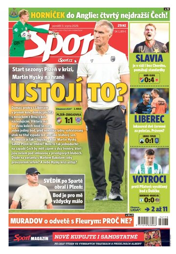 Obálka e-magazínu Sport 3.8.2026