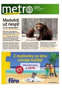 Obálka e-magazínu deník METRO 6.2.2013