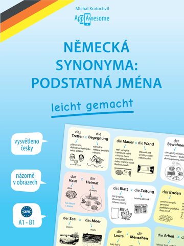 Obálka knihy Německá synonyma: podstatná jména