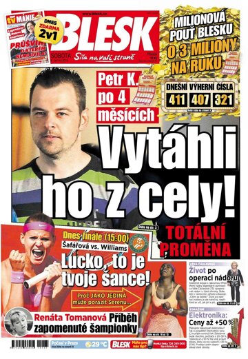 Obálka e-magazínu Blesk 6.6.2015