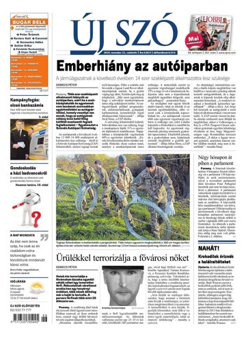 Obálka e-magazínu Új Szó 12.11.2015