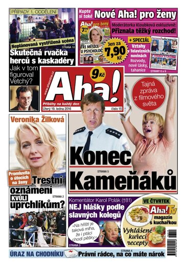 Obálka e-magazínu AHA! 19.1.2016