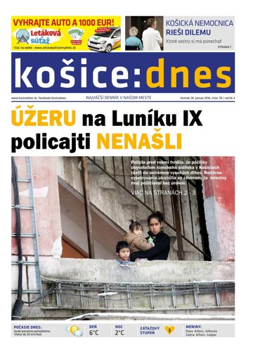 Obálka e-magazínu košice:dnes 28.1.2016