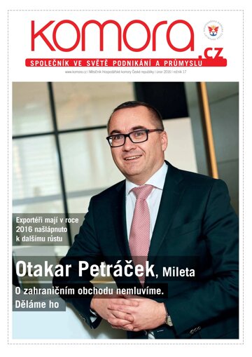 Obálka e-magazínu Komora únor 2016