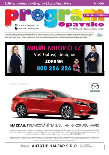 Obálka e-magazínu Program OP 07-8 2016