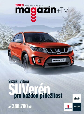 Obálka e-magazínu Magazín DNES + TV 1.12.2016