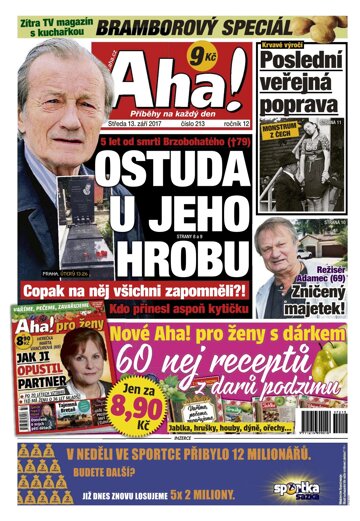 Obálka e-magazínu AHA! 13.9.2017