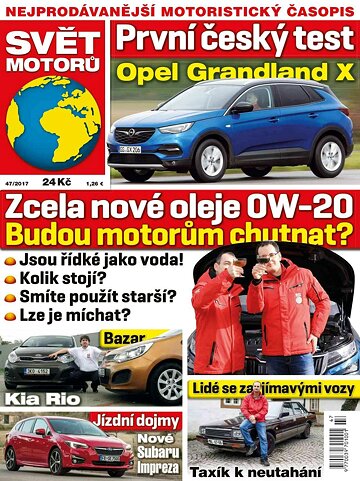Obálka e-magazínu Svět motorů 20.11.2017
